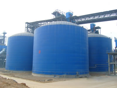 阳泉水泥钢板库改造