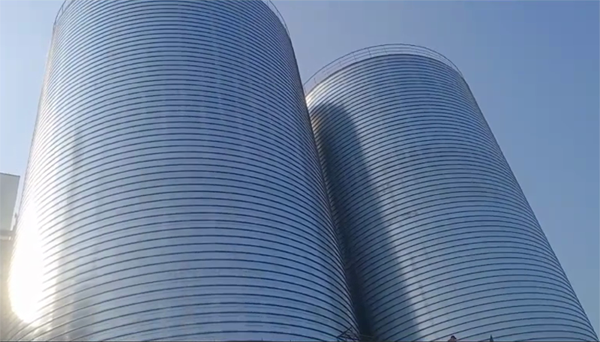 阳泉2座混凝土高架卷板仓